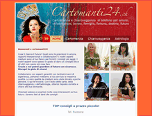 Tablet Screenshot of cartomanti24.ch